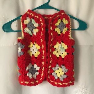 Back in style child’s knit vest!